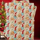 Search for old fashioned santa wrapping paper Vintage
