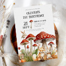 Search for adventure 1st birthday invitations Forest