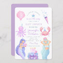 Search for mermaid baby shower invitations octopus