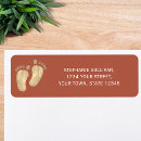 Search for feet return address labels Cute