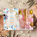 Search for wonderland 1st birthday invitations Magical