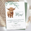 Search for highland cow birthday invitations Whimsical