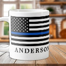 Search for thin blue line coffee mugs Law enforcement