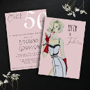 Search for womans 50th birthday invitations Fifty and fabulous
