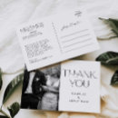 Search for photo thank you postcards Black and white