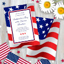 Search for us independence day invitations America