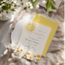 Search for bright flower baby shower invitations Yellow flowers