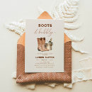 Search for cowboy boot bridal shower invitations Bride