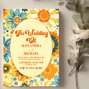 Search for yellow daisy wedding invitations Floral