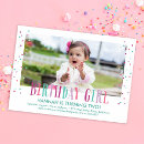 Search for colourful confetti invitations Pink