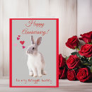 Search for bunny anniversary cards Rabbit