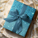 Search for blue glitter wrapping paper Girly