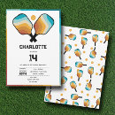 Search for pickleball paddle invitations Modern