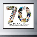 Search for 70th birthday party signs Photo collage