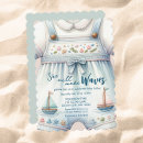 Search for sail boat baby shower invitations Watercolor