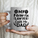 Search for lawyer dad mugs Law school
