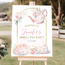 Search for floral welcome signs Bridal shower welcome