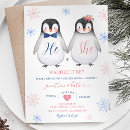 Search for penguin gender reveal invitations Boy or girl