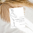 Search for modern calligraphy save the dates Classy