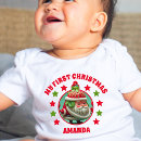 Search for unique baby shirts First christmas