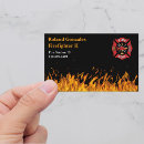 Search for fire safety business cards Modern