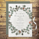 Search for eucalyptus bridal brunch invitations Spring summer fall