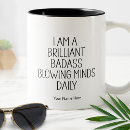 Search for brilliant mugs Typography