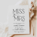 Search for miss to mrs invitations Minimal