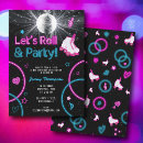 Search for lets glow invitations Roller skating