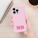 Search for shocking pink iphone cases Initials
