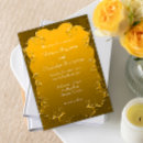 Search for gold filigree wedding invitations Sophisticated