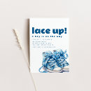 Search for sneaker baby pregnancy invitations Lace up