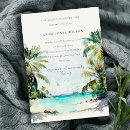 Search for sand birthday invitations Palm trees
