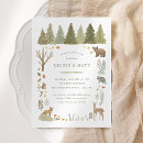 Search for deer gender reveal invitations Watercolor