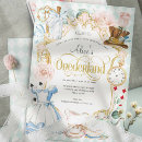 Search for tea birthday invitations Alice in onederland