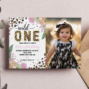 Search for leopard 1st birthday invitations Kids