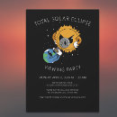 Search for eclipse party invitations Sun moon earth