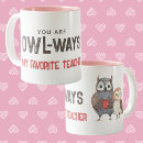 Search for two owls mugs Teacher