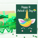 Search for unicorn st patricks day cards Cute