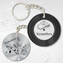 Search for for musician key rings Music notes