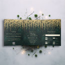 Search for enchanted forest wedding invitations Emerald green