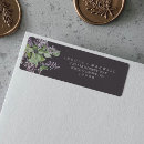 Search for dark gray return address labels For her