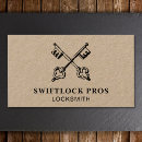 Search for lock business cards Keys