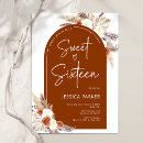 Search for boho sweet 16 invitations Arch