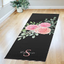 Search for flowers yoga mats Watercolor
