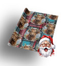 Search for farm animal christmas wrapping paper Cow