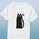 Search for black cat mens tshirts Kitten