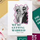 Search for dark green wedding invitations Retro