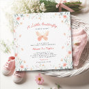 Search for cute butterfly invitations Little wildflower
