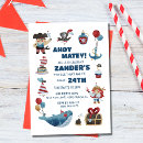 Search for pirate birthday invitations Ahoy